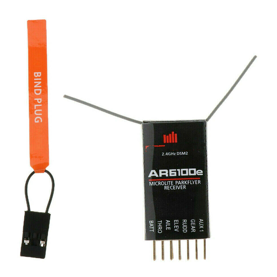 Spektrum AR6100E Instructions