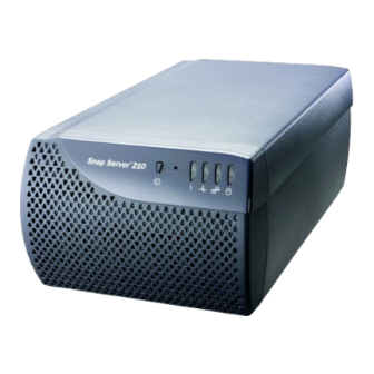 Adaptec Snap Server 110 Quick Start Manual