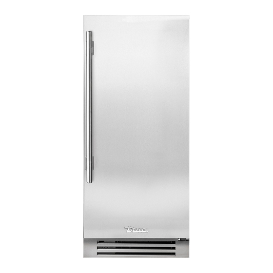 True TUI-15-R-OP-D Install Manual And User Manual