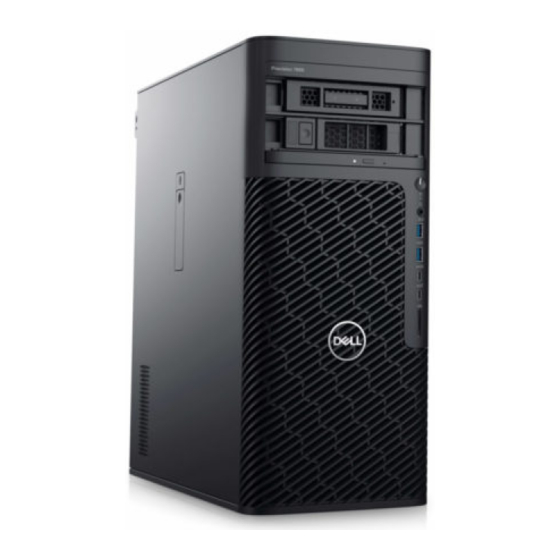 Dell Precision 7865 Tower Setup And Specifications