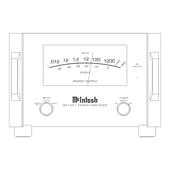 McIntosh MC1201 Service Manual