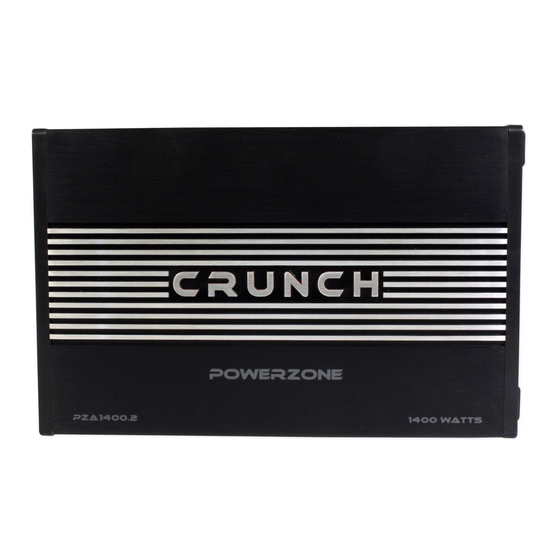 Crunch POWERZONE PZA700.2 Instruction Manual