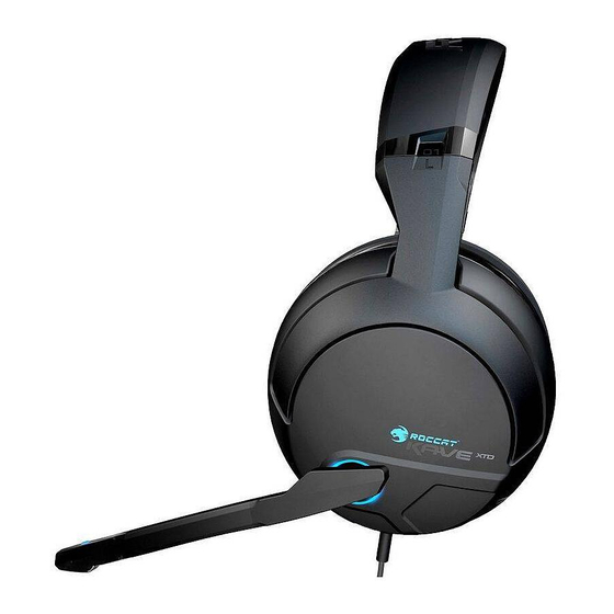 Roccat Kave XTD Quick Installation Manual