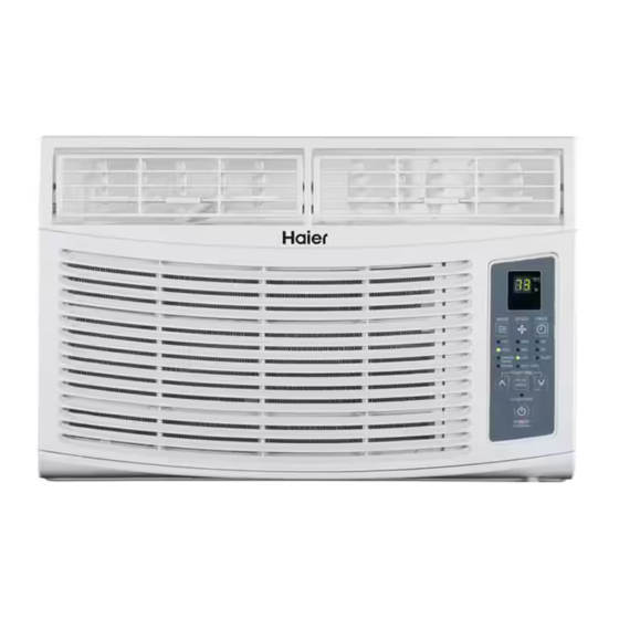 Haier 5,000 BTU Quick Start Manual