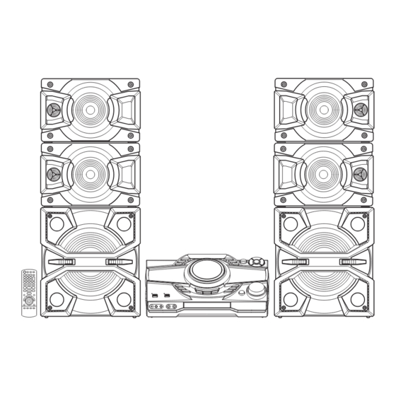 Panasonic SC-MAX7000E Manuals