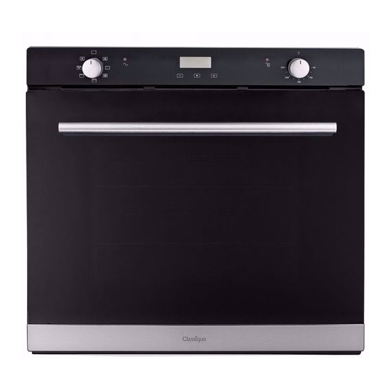 Classique CLO67XLSS Single Wall Oven Manuals