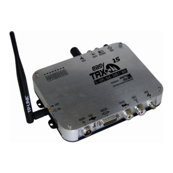 Weatherdock easyTRX2S Series Transceiver Manuals
