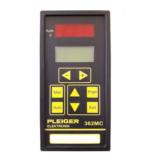 pleiger 362MC Manual