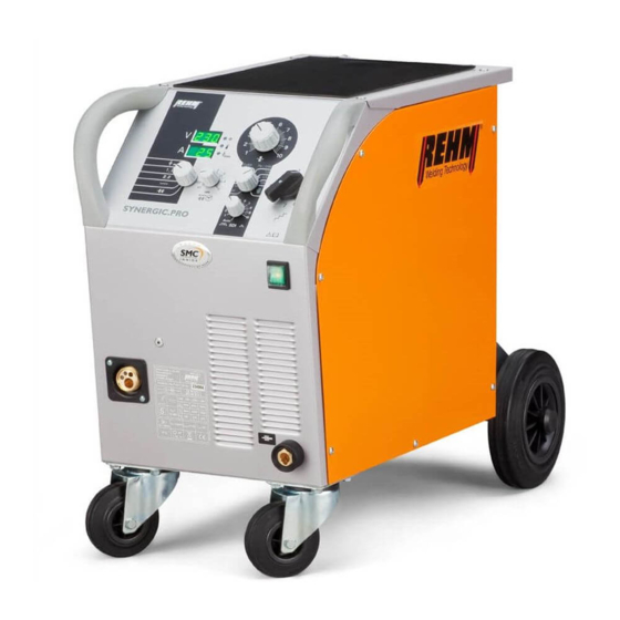 REHM SYNERGIC.PRO 251 Short Manual