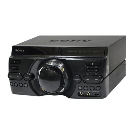 Sony HCD-M60D Service Manual
