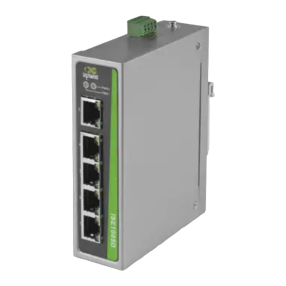 InHand InSwitch ISE-P Series Quick Installation Manual
