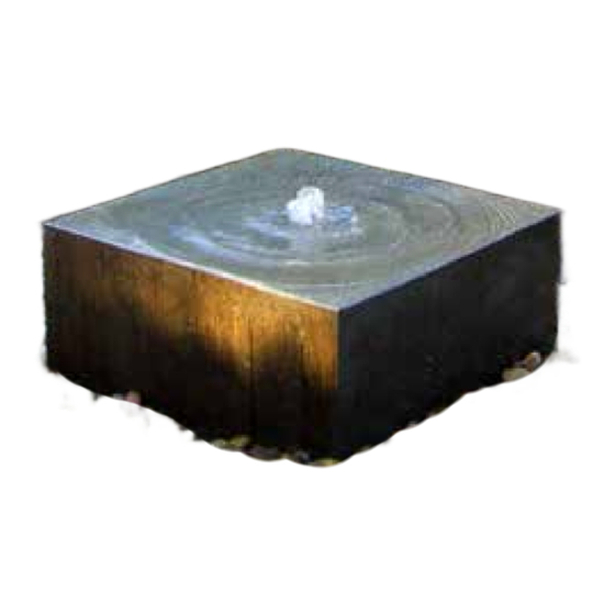 Blue Thumb Zenshu Fountain Kit Installation Manual