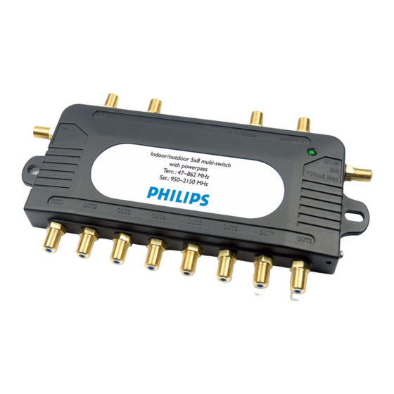 Philips SDW5058 Specifications
