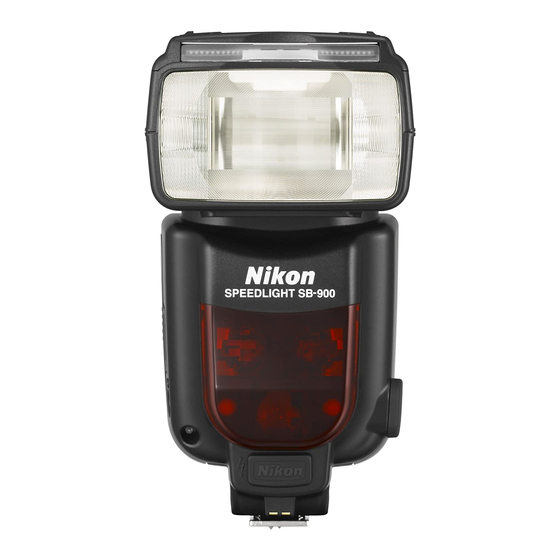 Nikon autofocus speedlight SB-900 User Manual