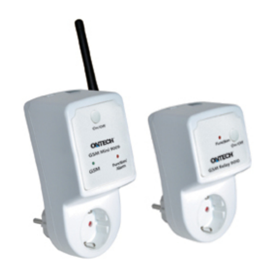 Ontech GSM Relay 9010 User Manual