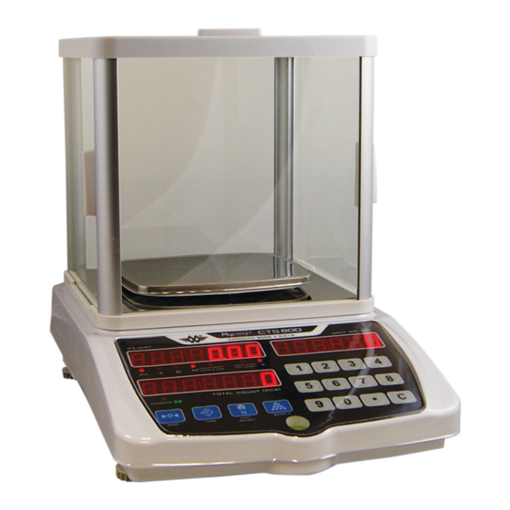 MyWeigh CTS 600 User Manual