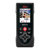 Leica DISTO X4 Instruction Manual