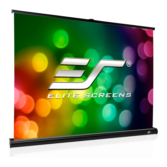 Elite Screens PicoScreen Series Quick Setup Manual