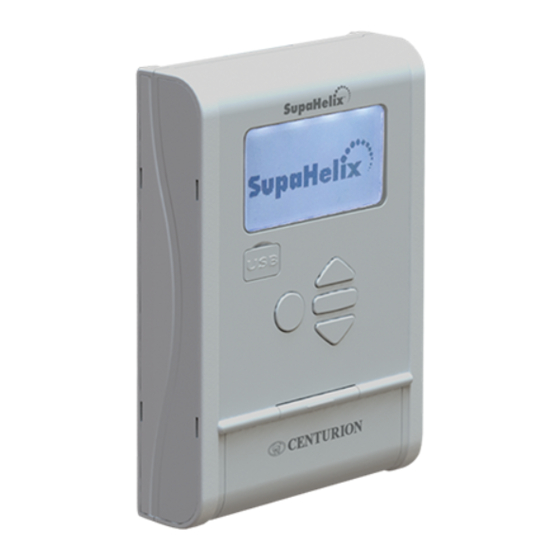 CENTURION SYSTEMS SupaHelix Manuals