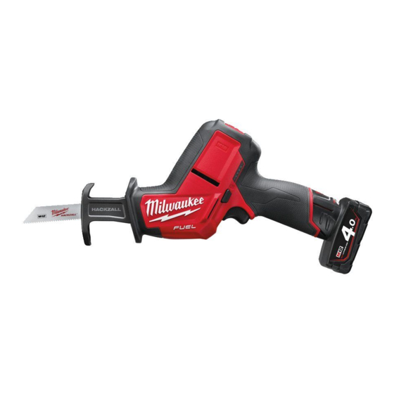 Milwaukee M12 CHZ-602X Original Instructions Manual