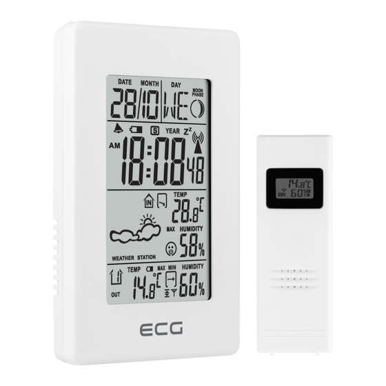 ECG MS 100 White Instruction Manual