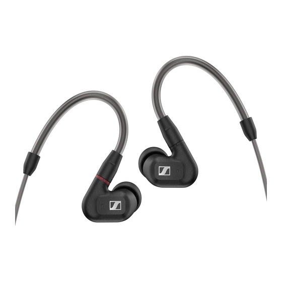 Sennheiser IE 300 Quick Manual