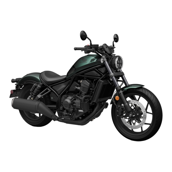 Honda REBEL 1100 2023 Owner's Manual