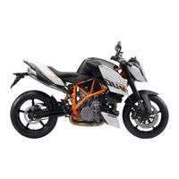 KTM 990 Super Duke R FR 2011 Setup Instructions