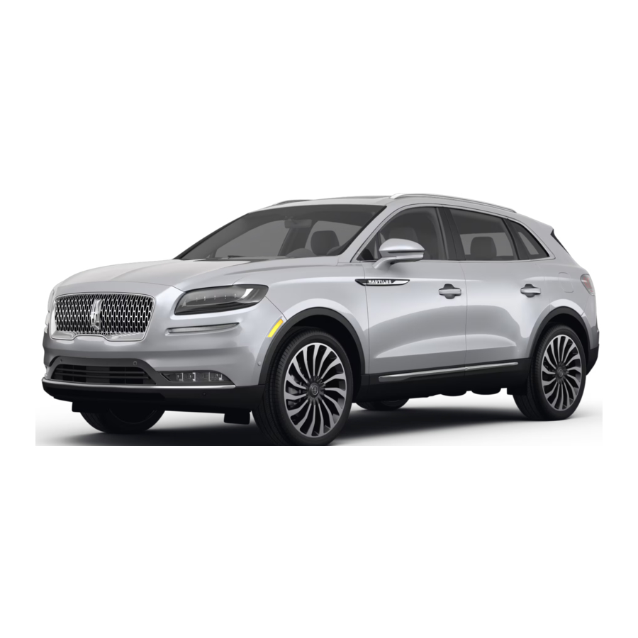 Lincoln NAUTILUS 2021 Manual
