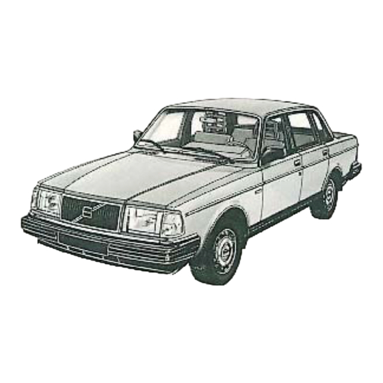 Volvo 240 Owner's Manual