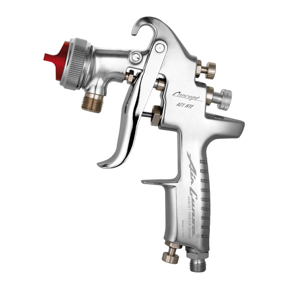 Anest Iwata AIRGUNSA AZ1 HTE 2P Use And Maintenance Instruction Manual