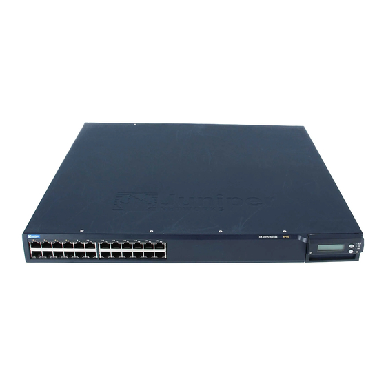 Juniper EX Series Quick Start Manual