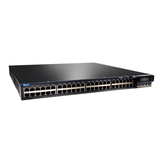 Juniper EX Series Installing