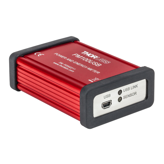 THORLABS PM100USB Operation Manual