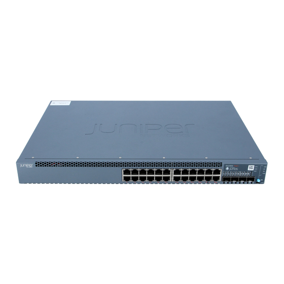 Juniper EX Series Quick Start