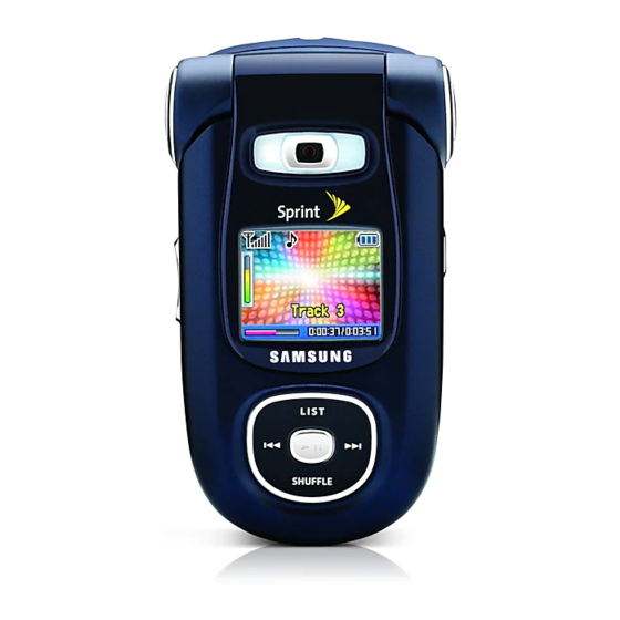 Samsung SPH-A920 User Manual