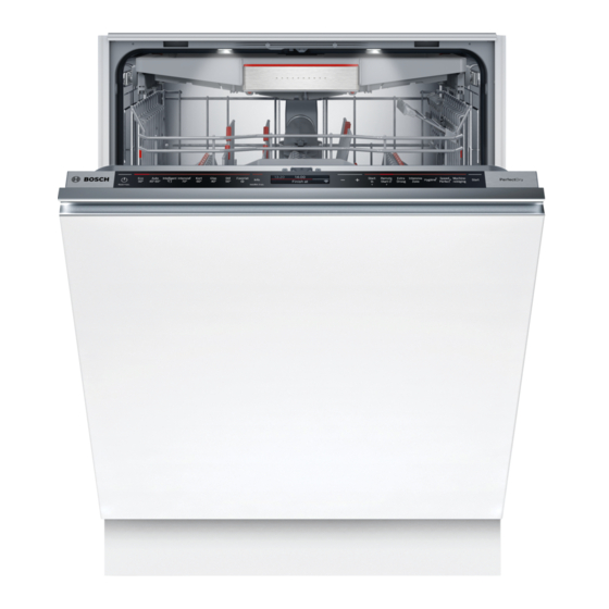 User Manuals: Bosch SBV8ZCX09N Built-in Integrated