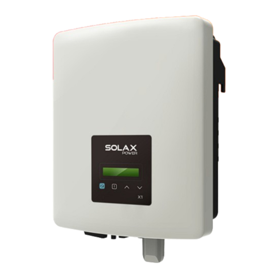 SolaX Power X1-0.6-S User Manual