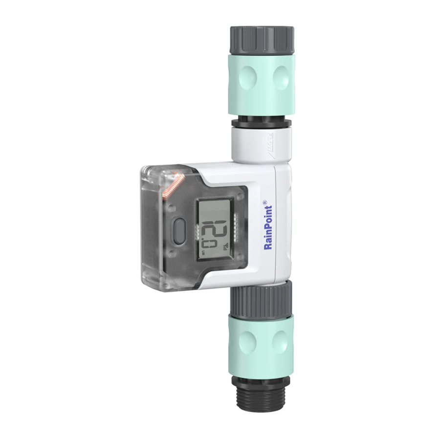 RainPoint Smart+ HCS008 Water Flow Meter Manuals