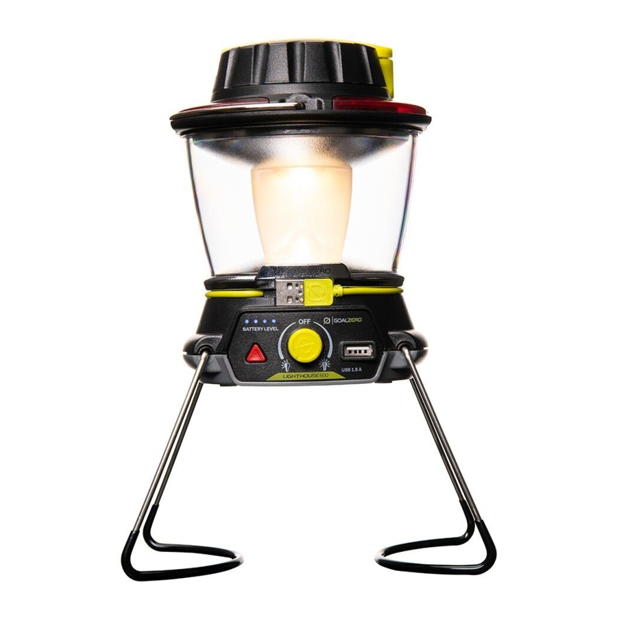 Goal Zero Lighthouse 600 - Lantern & USB Power Hub Manual