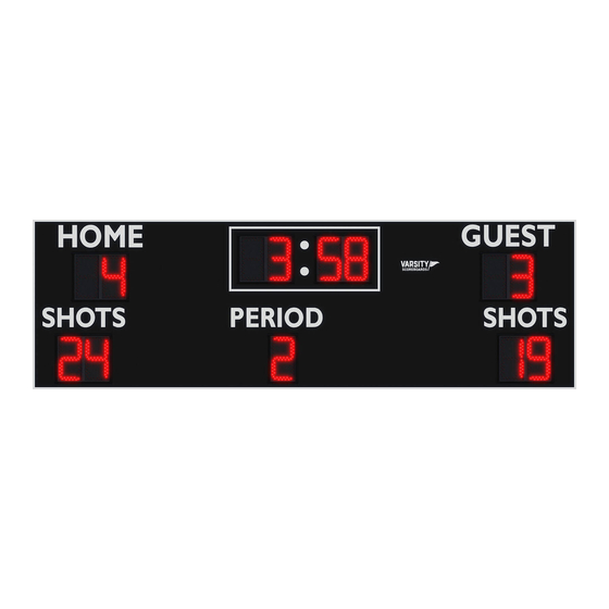 VARSITY Scoreboards 3416 Installation Manual
