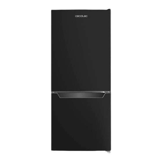 cecotec BOLERO COOLMARKET COMBI 117 DF BLACK E Instruction Manual