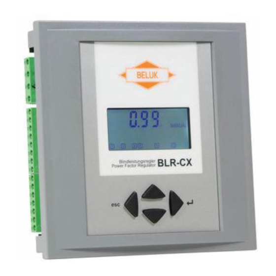 Beluk BLR-CX Operating And Commissioning Instructions