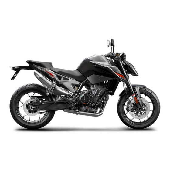 KTM 790 Duke 2018 Setup Instructions