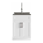 Simpli Home Darwin Laundry Cabinet AXCLDYDAR-SS Manual