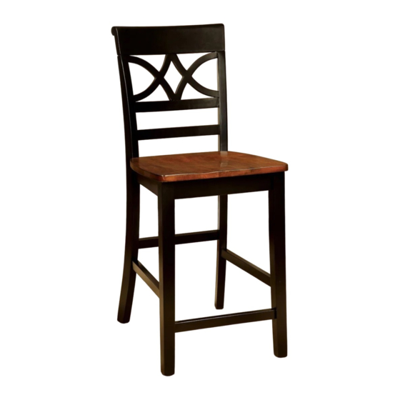 Furniture of America CM3552WC-PC-2PK Assembly Instructions Manual