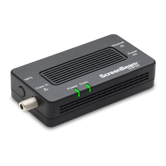 ScreenBeam ECB7250S02 User Manual