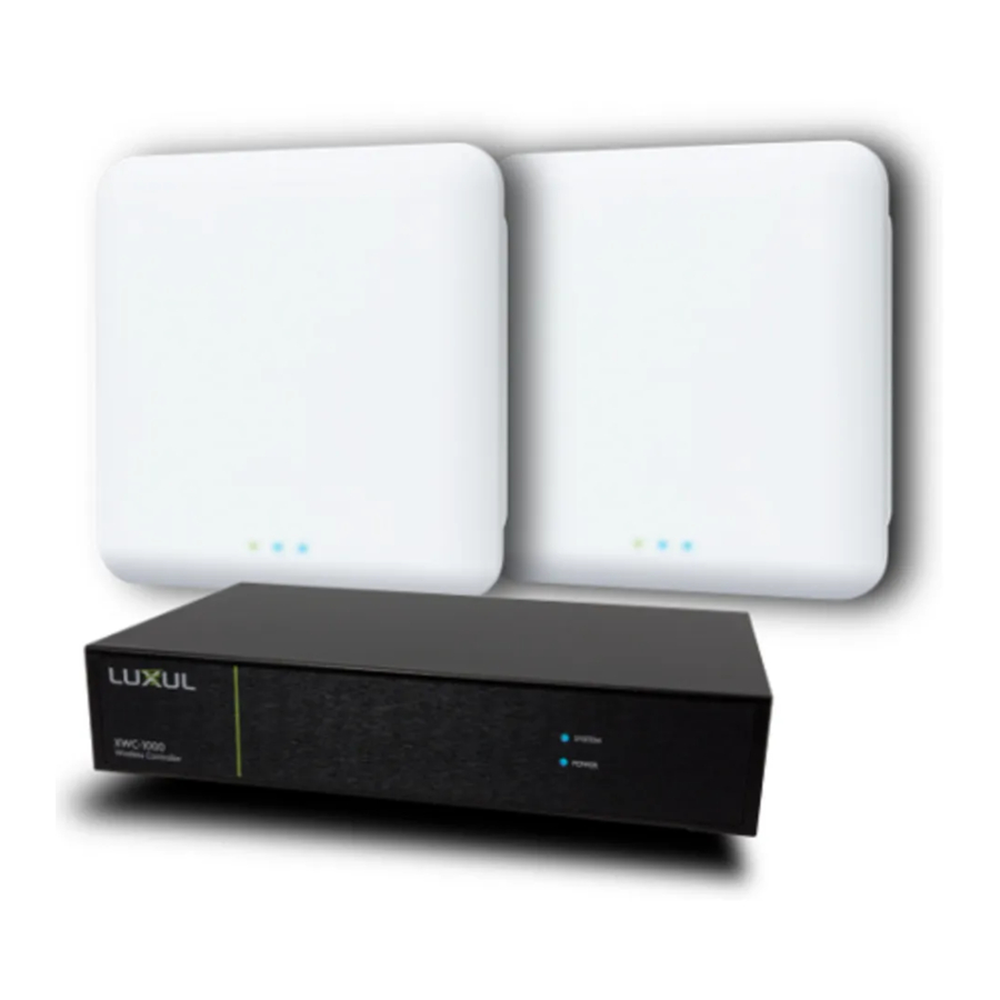 User Manuals: Luxul XWS-2610 Wireless Controller System
