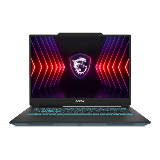 MSI Cyborg 14 A13V User Manual
