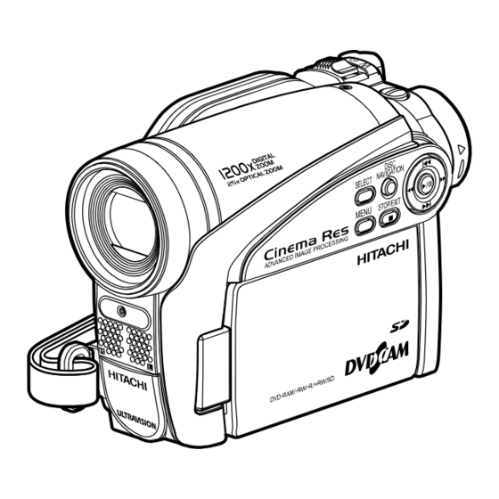 Hitachi DZ-GX5020A K Service Manual